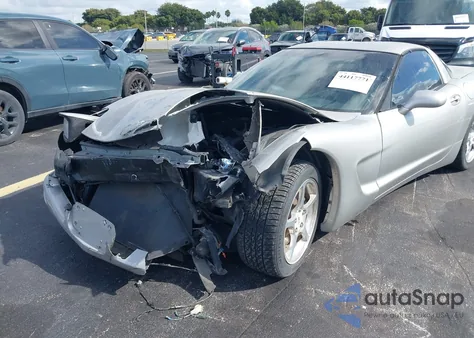 2004 Chevrolet Corvette из США, поврежденный, VIN 1G1YY22GX45103980